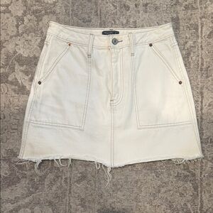 Abercrombie & Fitch Cream Skirt